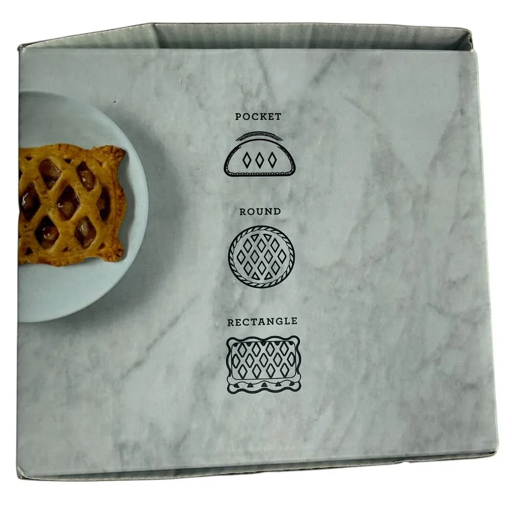 Williams Sonoma Classic Mini Pie Molds: Pocket, Round, and Rectangle.  Set of 3.
